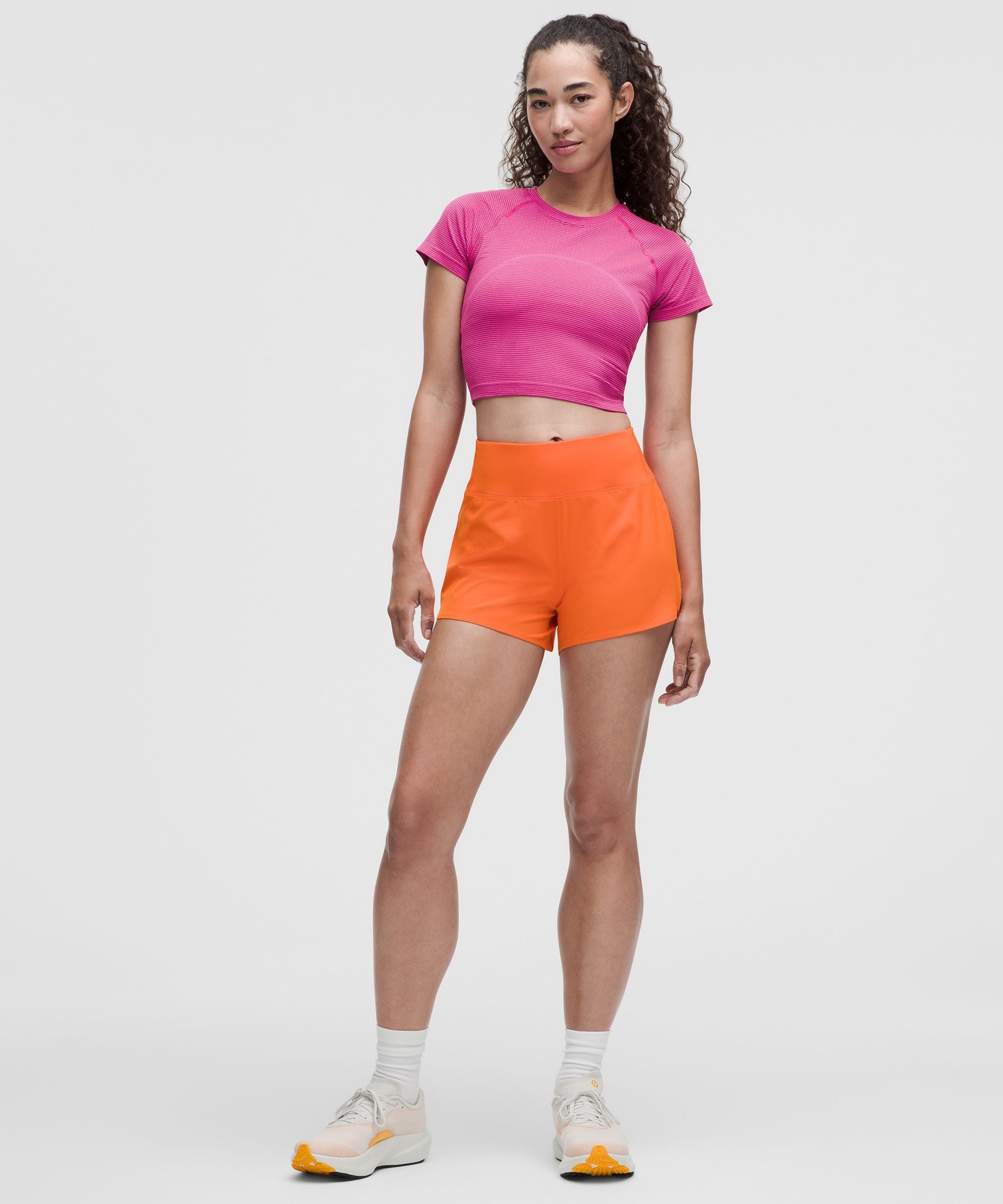 Lululemon Women's Swiftly Tech Cropped Short-Sleeve Shirt 2.0