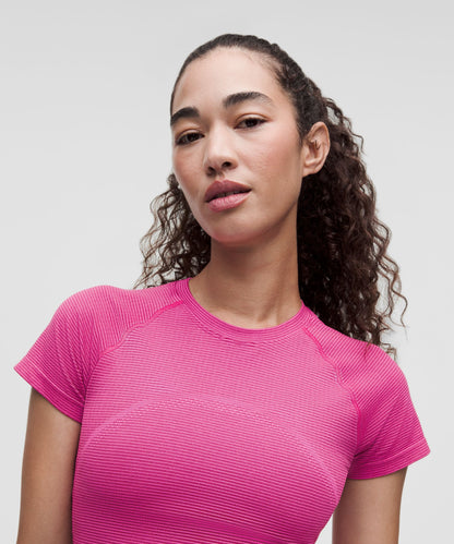 Lululemon Women's Swiftly Tech Cropped Short-Sleeve Shirt 2.0