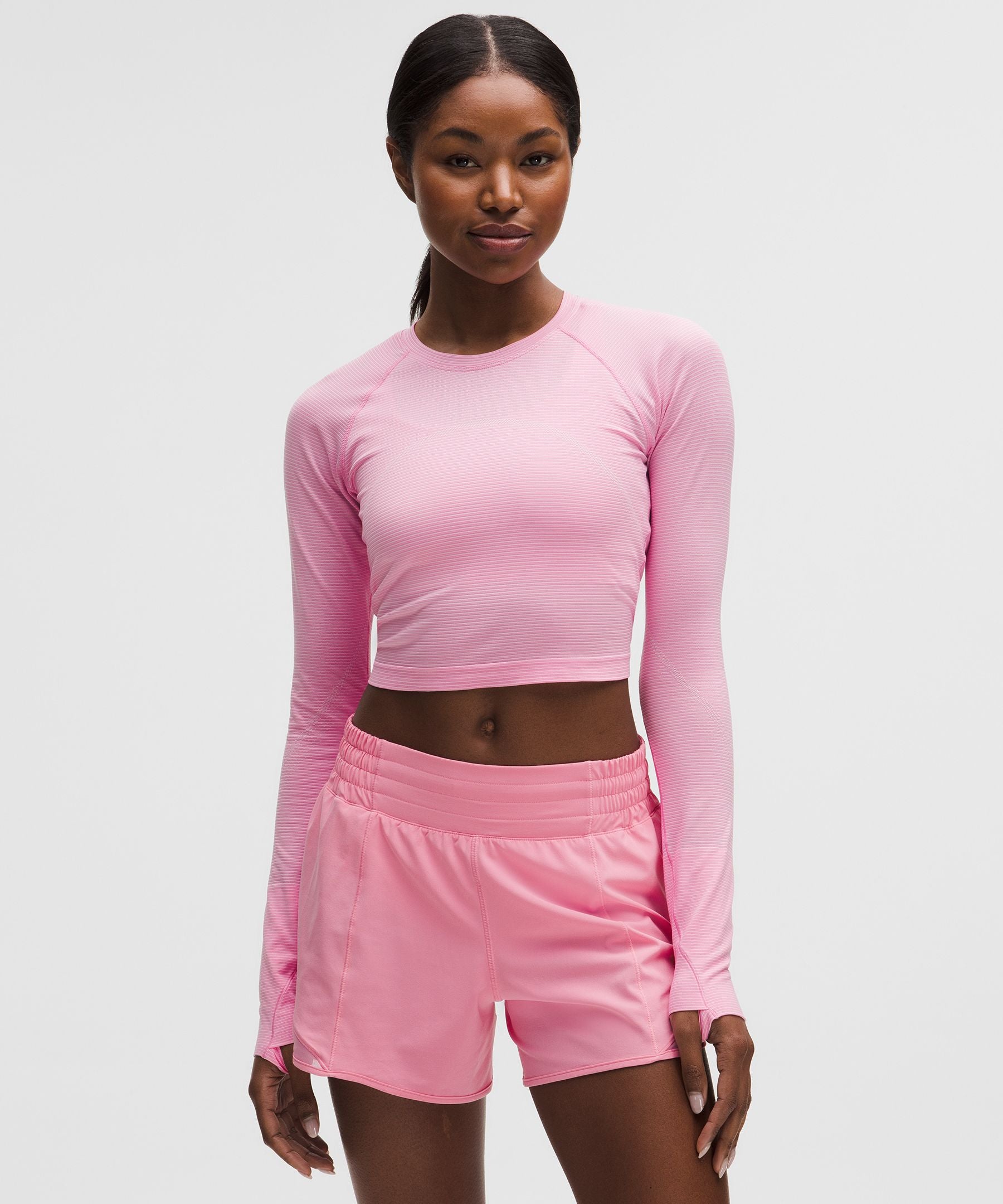 Lululemon Women's Swiftly Tech Cropped Long-Sleeve Shirt 2.0