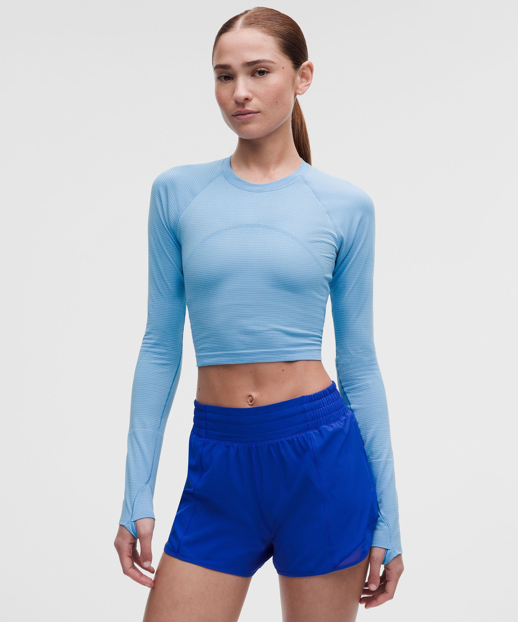 Lululemon Women's Swiftly Tech Cropped Long-Sleeve Shirt 2.0
