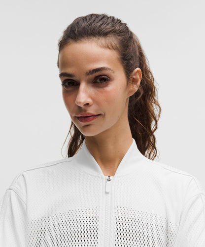 Lululemon Women's Engineered Knit Mesh Tennis Jacket