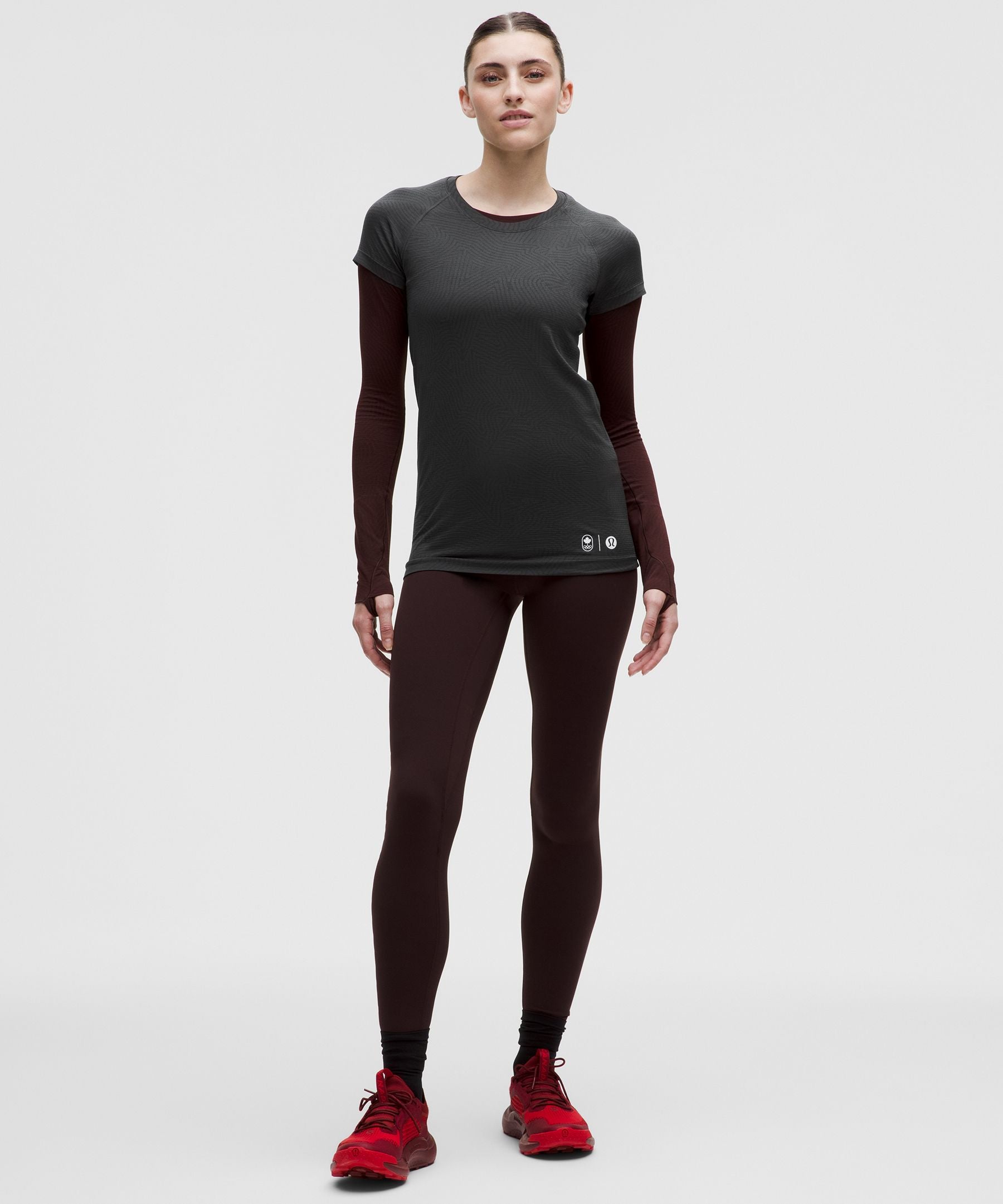 Lululemon Women's Team Canada Swiftly Tech Short-Sleeve Shirt 2.0 *COC Logo