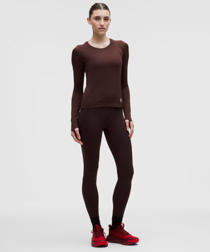 Lululemon Women's Team Canada Swiftly Tech Long-Sleeve Shirt 2.0 Waist Length *COC Logo