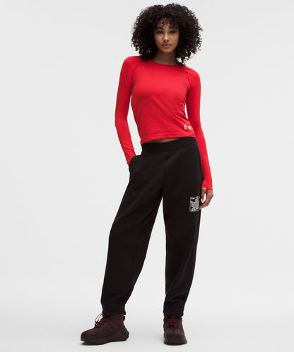 Lululemon Women's Team Canada Swiftly Tech Long-Sleeve Shirt 2.0 Waist Length *COC Logo