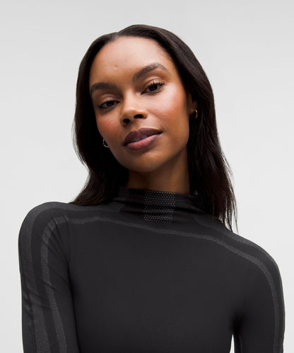 Lululemon Women's Team Canada Women's Seamless Mockneck Base Layer *COC Logo