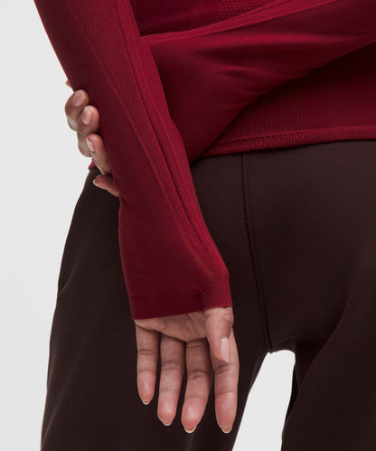 Lululemon Women's Team Canada Women's Seamless Mockneck Base Layer *COC Logo