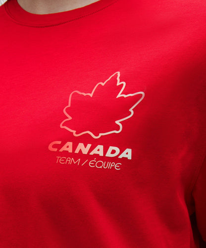 Lululemon Women's Team Canada Women's Cotton Jersey T-Shirt *COC Logo