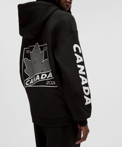 Lululemon Team Canada Womens Big Cozy Oversized Hoodie *COC Logo