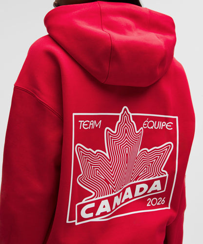 Lululemon Team Canada Womens Big Cozy Oversized Hoodie *COC Logo