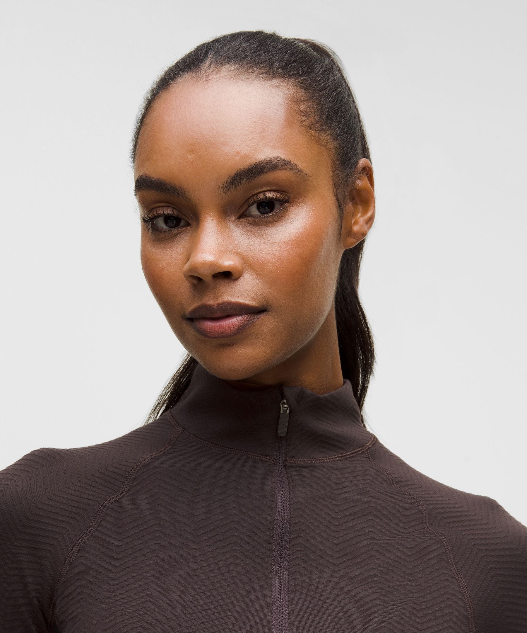 Lululemon Women's It's Rulu Cropped Half Zip *Chevron Updated