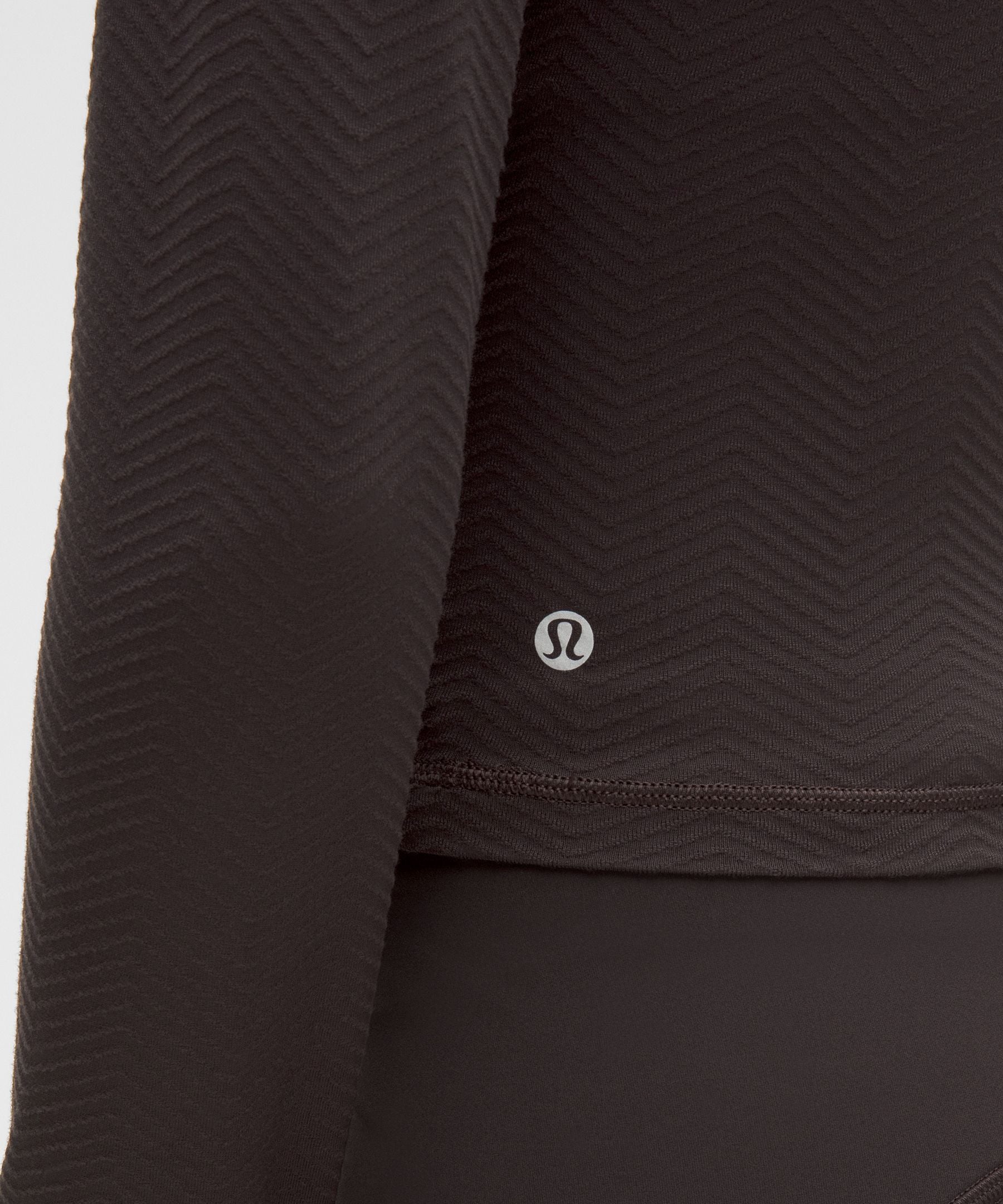 Lululemon Women's It's Rulu Cropped Half Zip *Chevron Updated