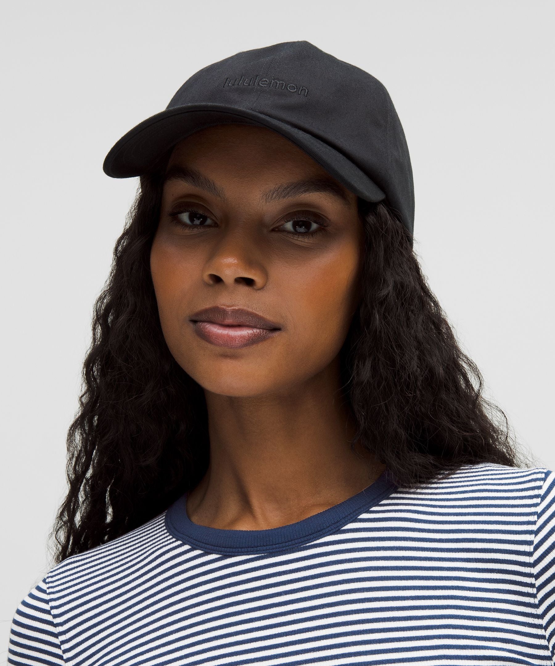 Lululemon Hold Tight Long-Sleeve Shirt Minute Stripe White Club Blue