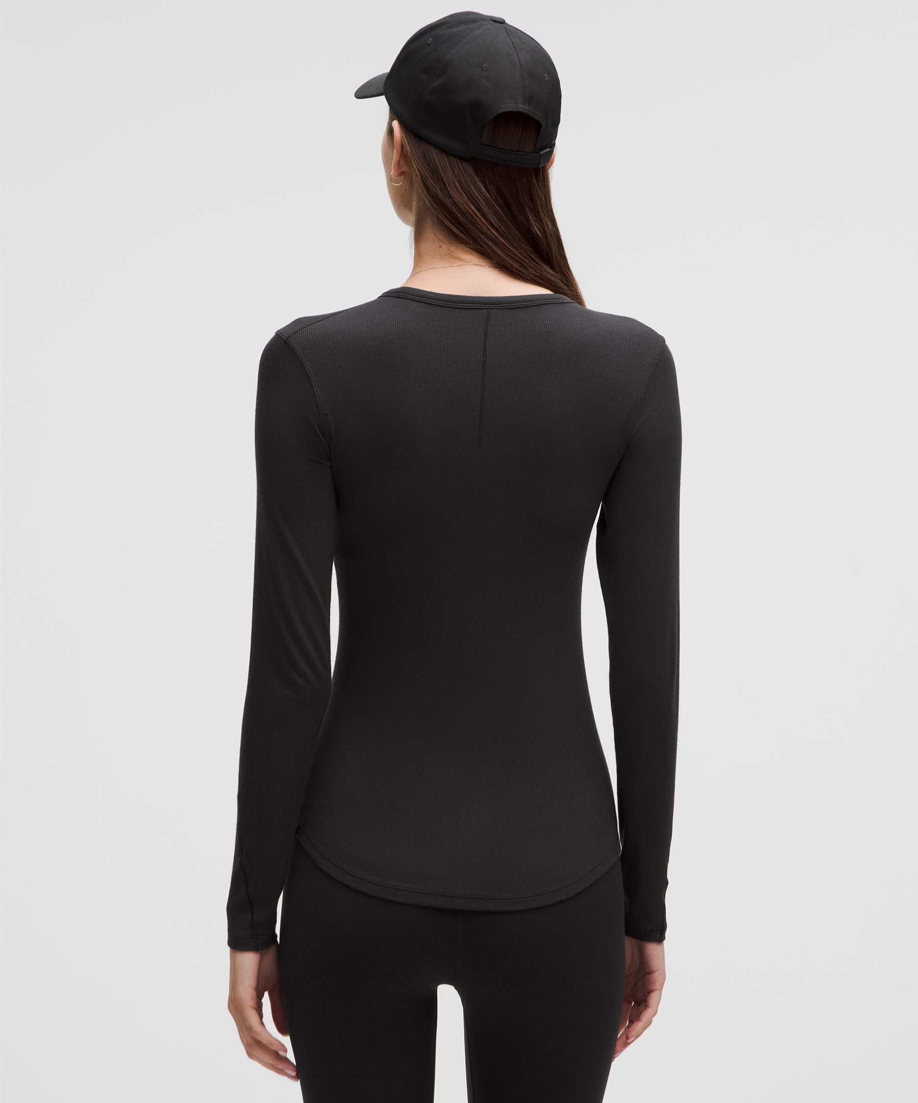 Lululemon Hold Tight Long-Sleeve Shirt Black