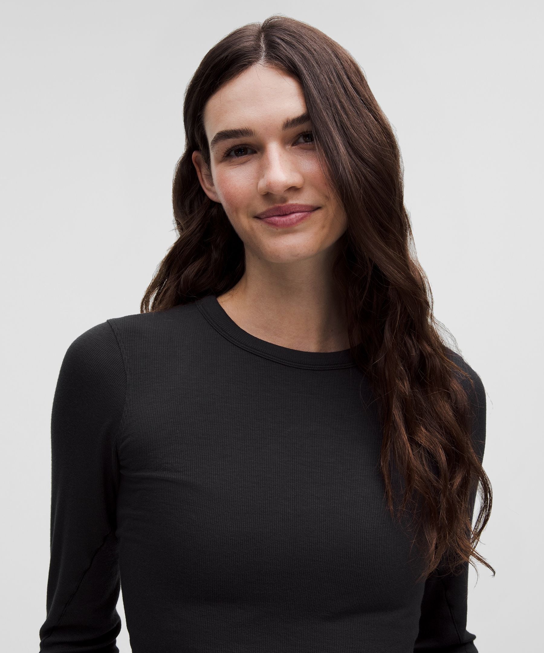 Lululemon Women's Hold Tight Straight-Hem Cropped Long-Sleeve Shirt