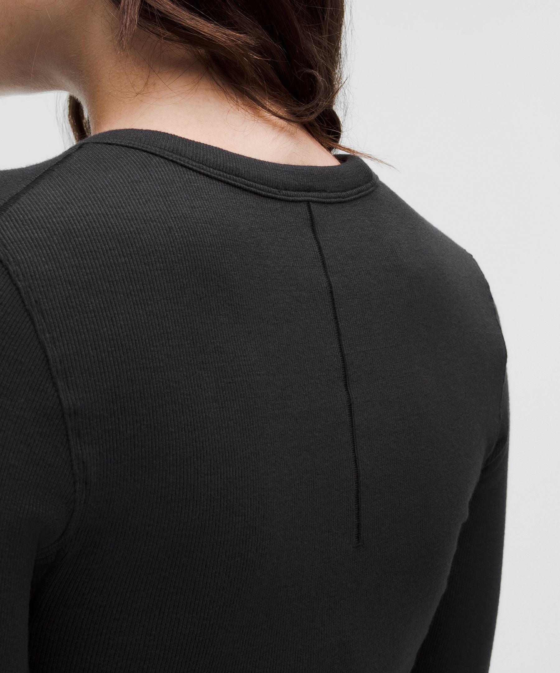 Lululemon Women's Hold Tight Straight-Hem Cropped Long-Sleeve Shirt