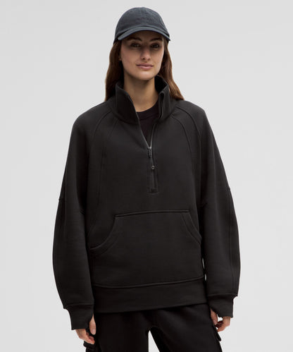 Lululemon Scuba Oversized Funnel-Neck Half Zip *Long Black