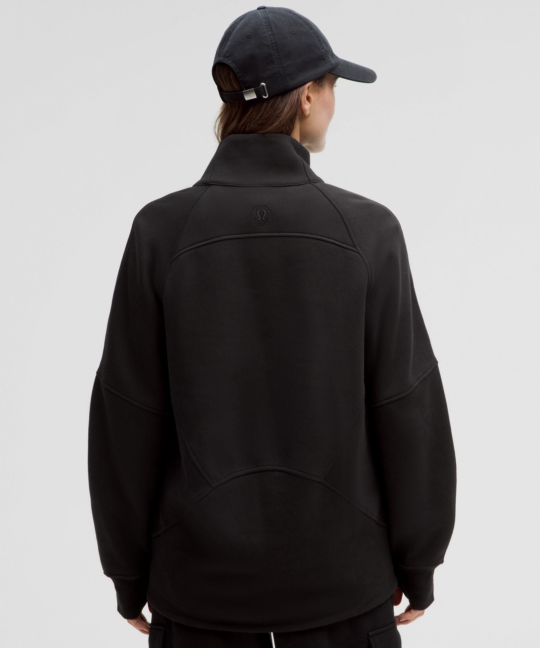 Lululemon Scuba Oversized Funnel-Neck Half Zip *Long Black