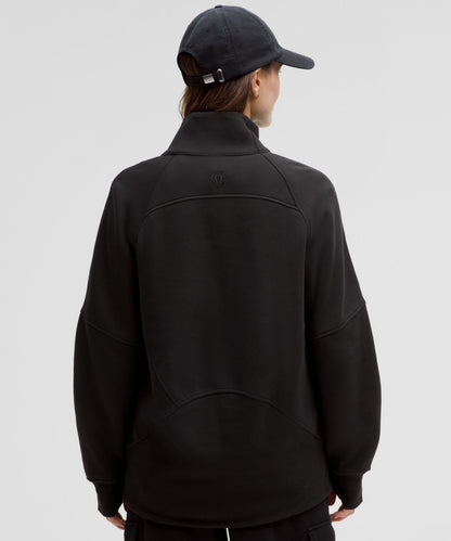Lululemon Scuba Oversized Funnel-Neck Half Zip *Long Black