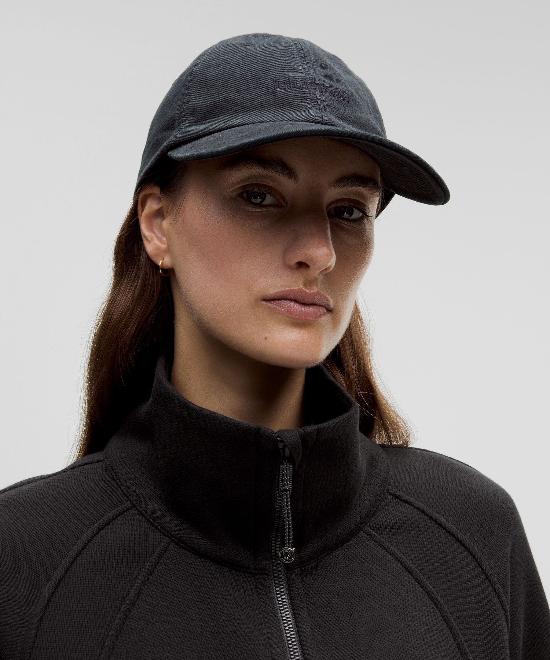 Lululemon Scuba Oversized Funnel-Neck Half Zip *Long Black