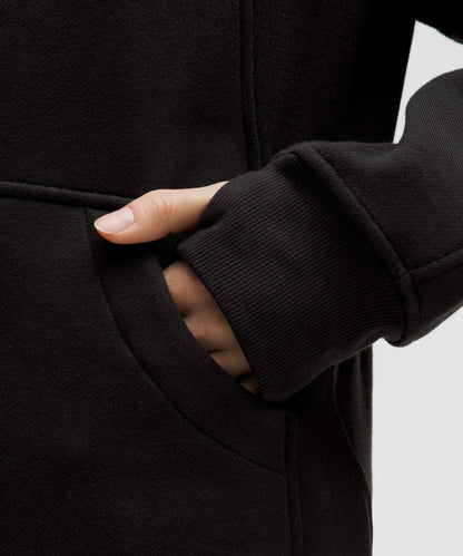 Lululemon Scuba Oversized Funnel-Neck Half Zip *Long Black