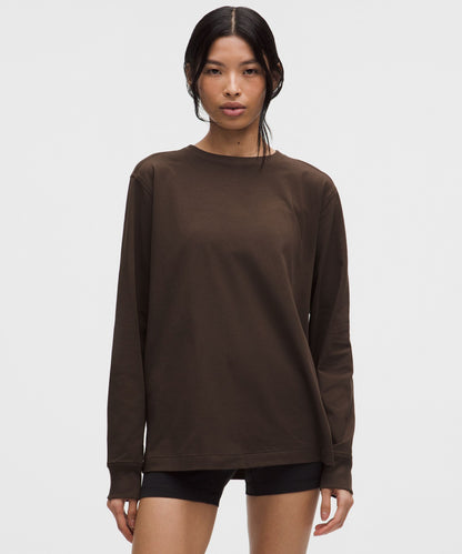 Lululemon Women's All Yours Organic Cotton Long-Sleeve Shirt