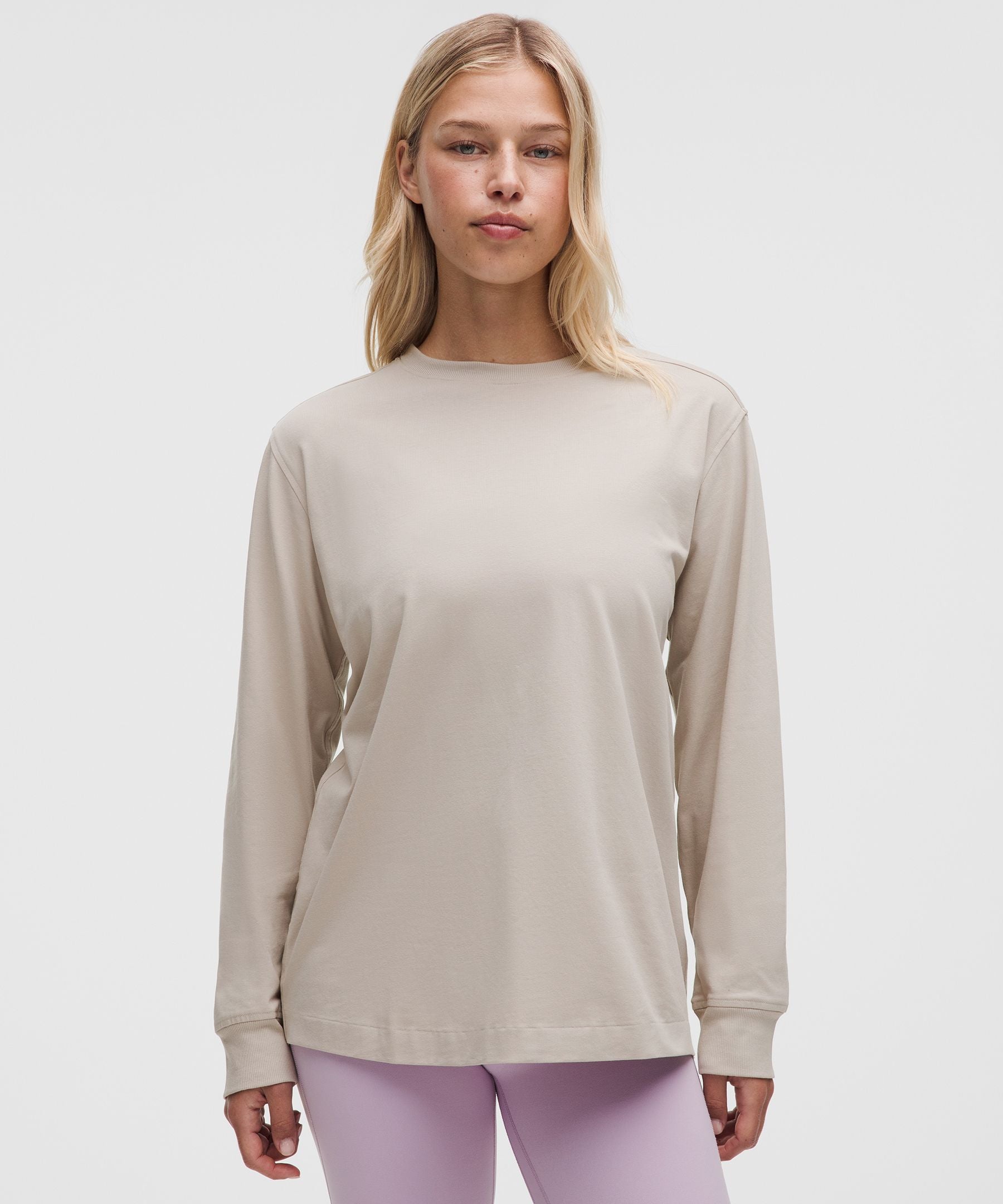 Lululemon Women's All Yours Organic Cotton Long-Sleeve Shirt