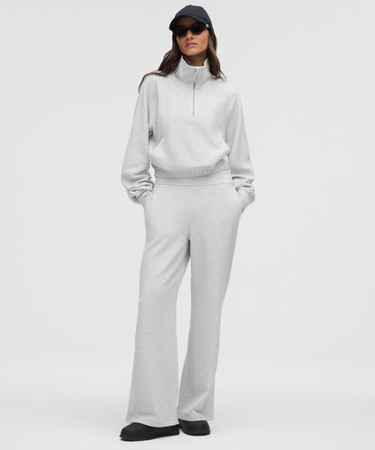 Lululemon Women's Scuba Cropped Funnel-Neck Half Zip *Waffle