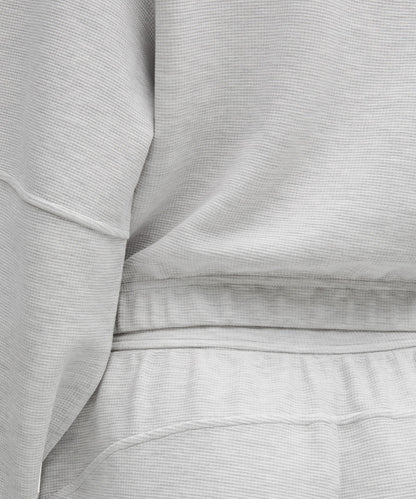 Lululemon Women's Scuba Cropped Funnel-Neck Half Zip *Waffle
