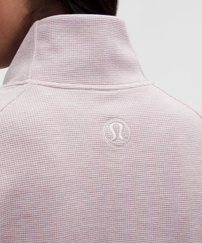 Lululemon Scuba Cropped Funnel-Neck Half Zip *Waffle