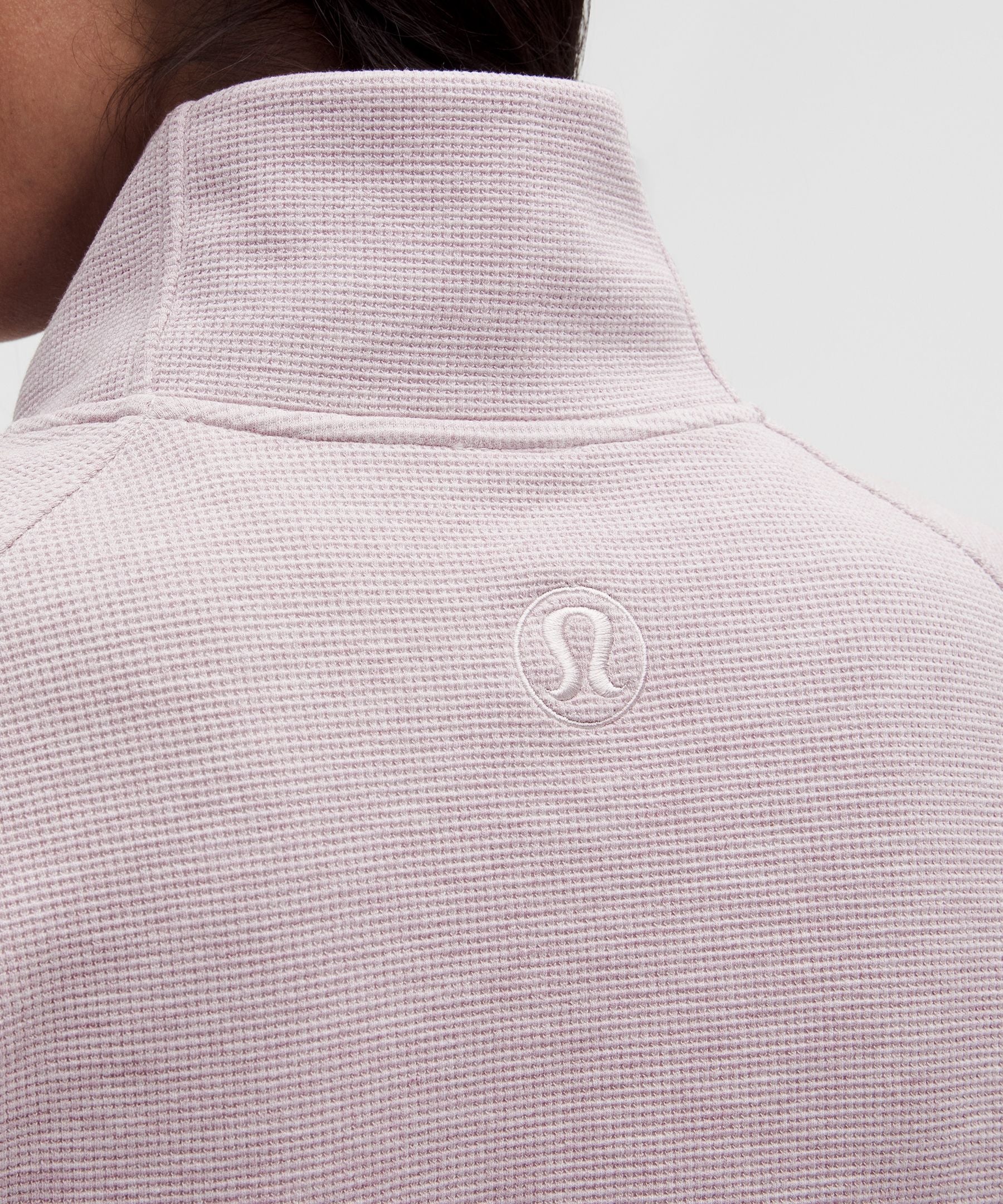 Lululemon Scuba Cropped Funnel-Neck Half Zip *Waffle