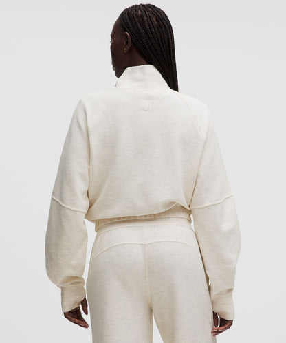 Lululemon Scuba Cropped Funnel-Neck Half Zip *Waffle