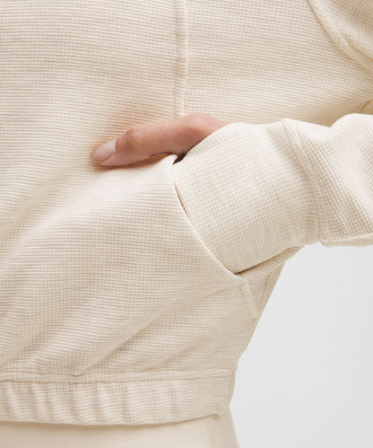 Lululemon Scuba Cropped Funnel-Neck Half Zip *Waffle
