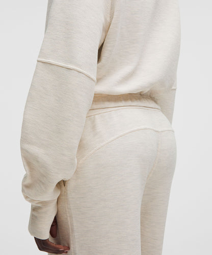 Lululemon Scuba Cropped Funnel-Neck Half Zip *Waffle