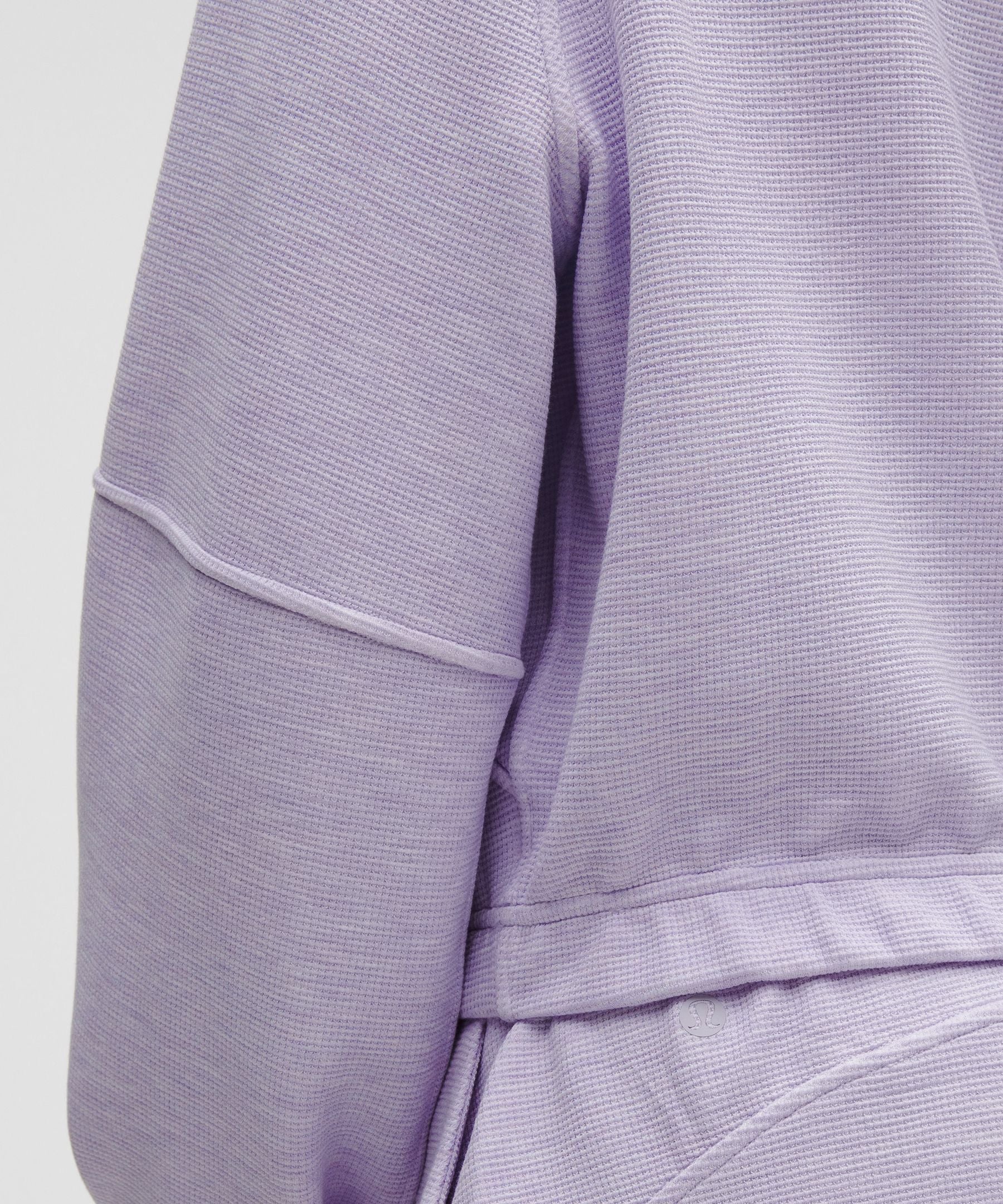 Lululemon Women's Scuba Cropped Funnel-Neck Half Zip *Waffle