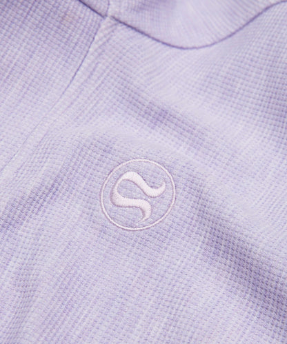 Lululemon Women's Scuba Cropped Funnel-Neck Half Zip *Waffle