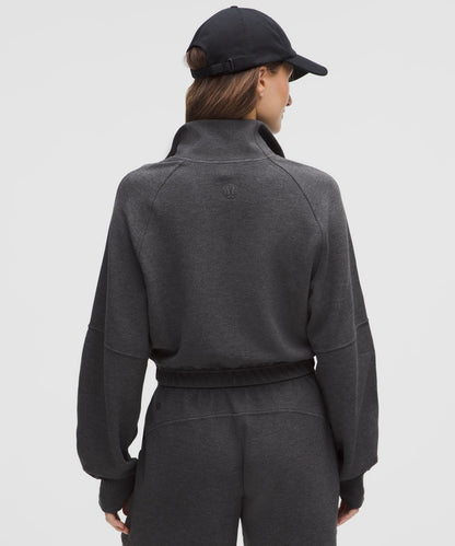 Lululemon Scuba Cropped Funnel-Neck Half Zip *Waffle