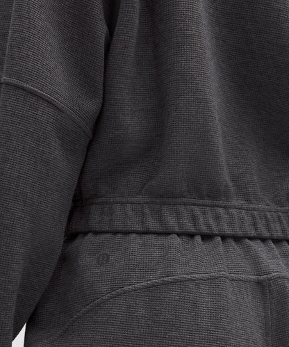 Lululemon Scuba Cropped Funnel-Neck Half Zip *Waffle