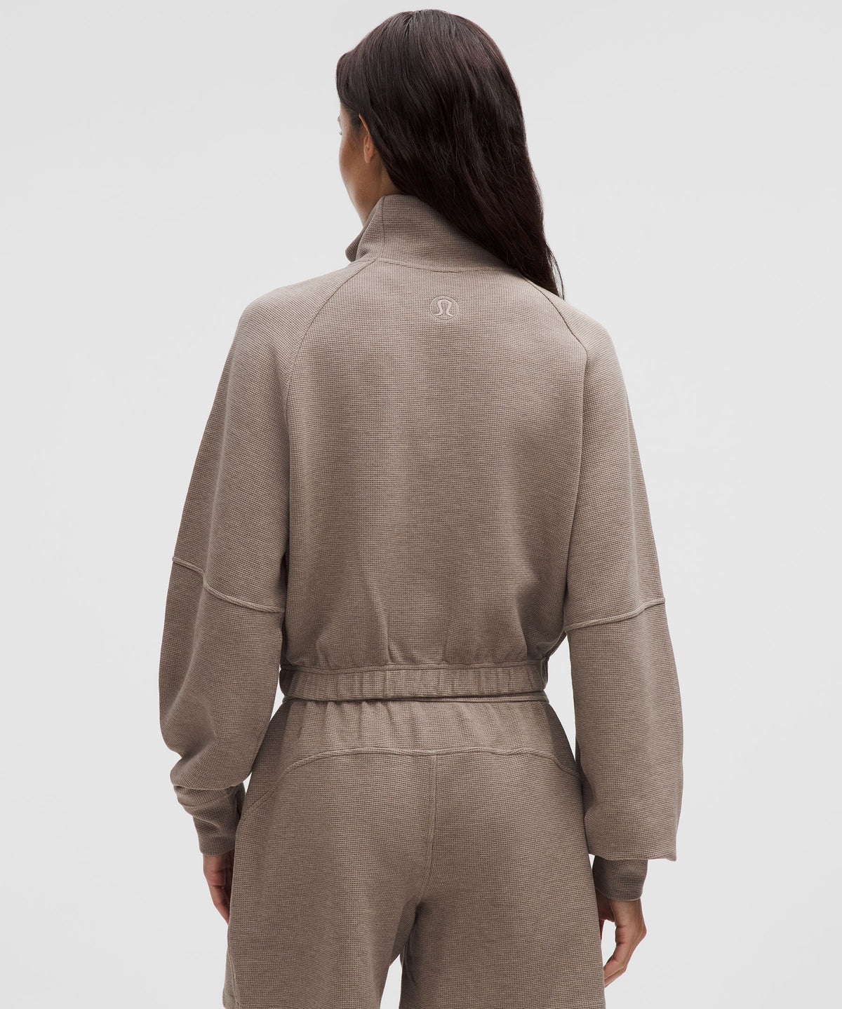 Lululemon Scuba Cropped Funnel-Neck Half Zip *Waffle