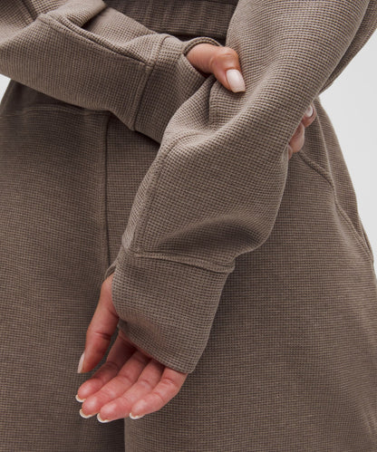 Lululemon Scuba Cropped Funnel-Neck Half Zip *Waffle