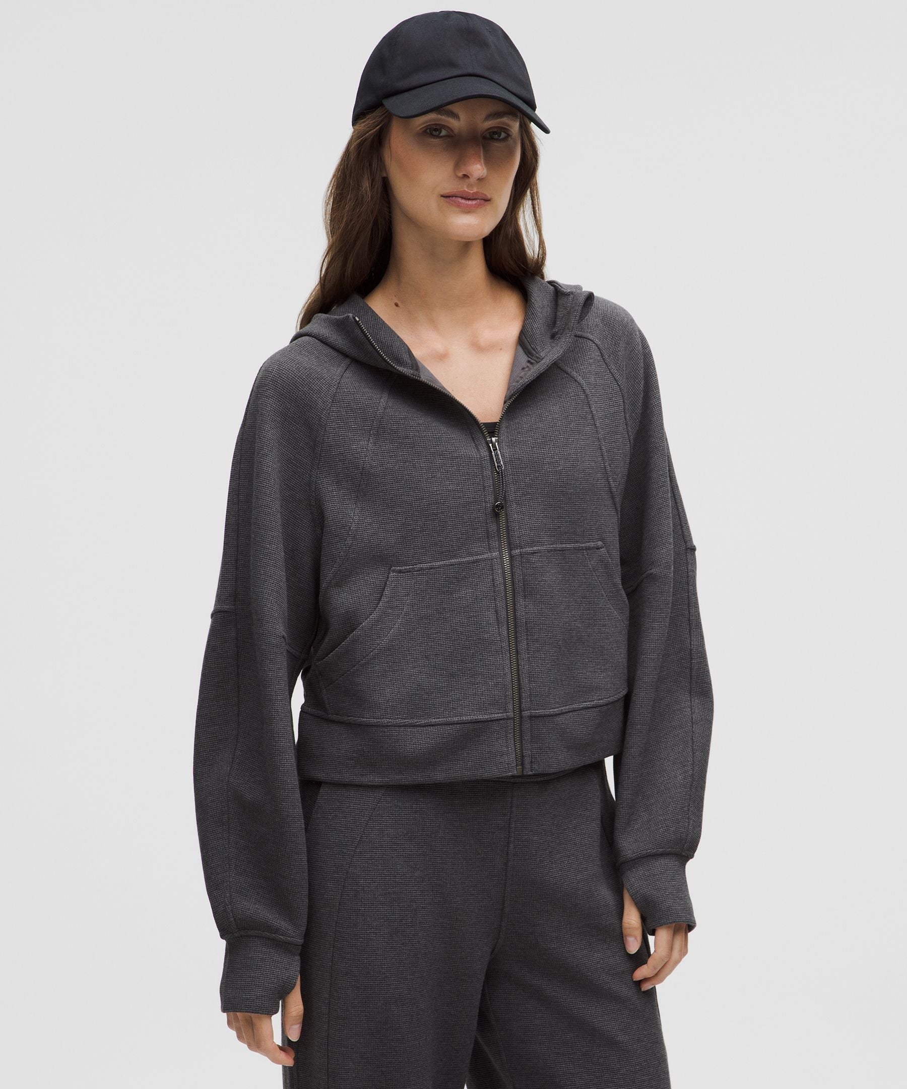 Lululemon Women's Scuba Oversized Full-Zip Hoodie *Waffle
