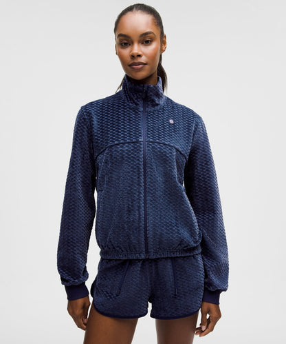 Lululemon Women's Court Rival Velvet Terry Tennis Jacket