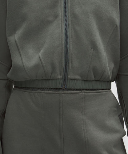 Lululemon Loungeful Relaxed-Fit Full-Zip Cropped Hoodie