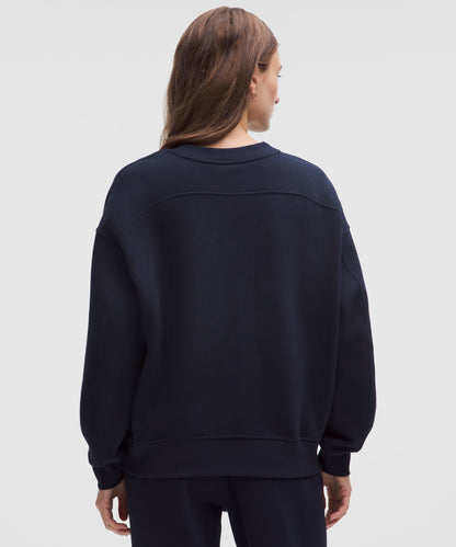 Lululemon Women's Perfectly Oversized Fleece Crew *Logo
