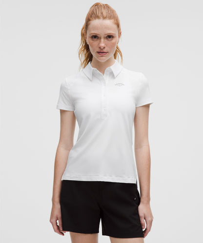 Lululemon Quick-Dry Short-Sleeve Polo Shirt Straight Hem *Graphic