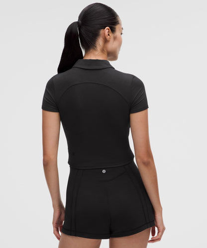 Lululemon Women's Button-Up Collared Short-Sleeve Shirt