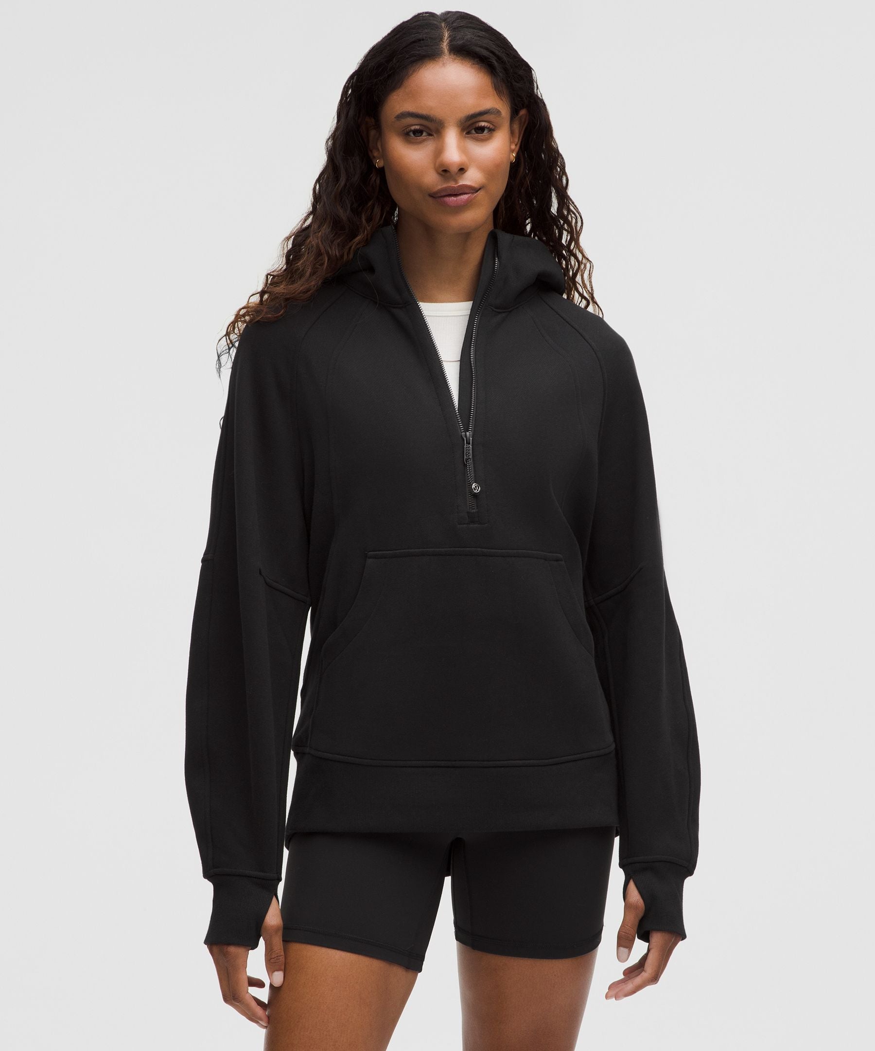 Lululemon Scuba Oversized Half-Zip Hoodie *Long Black