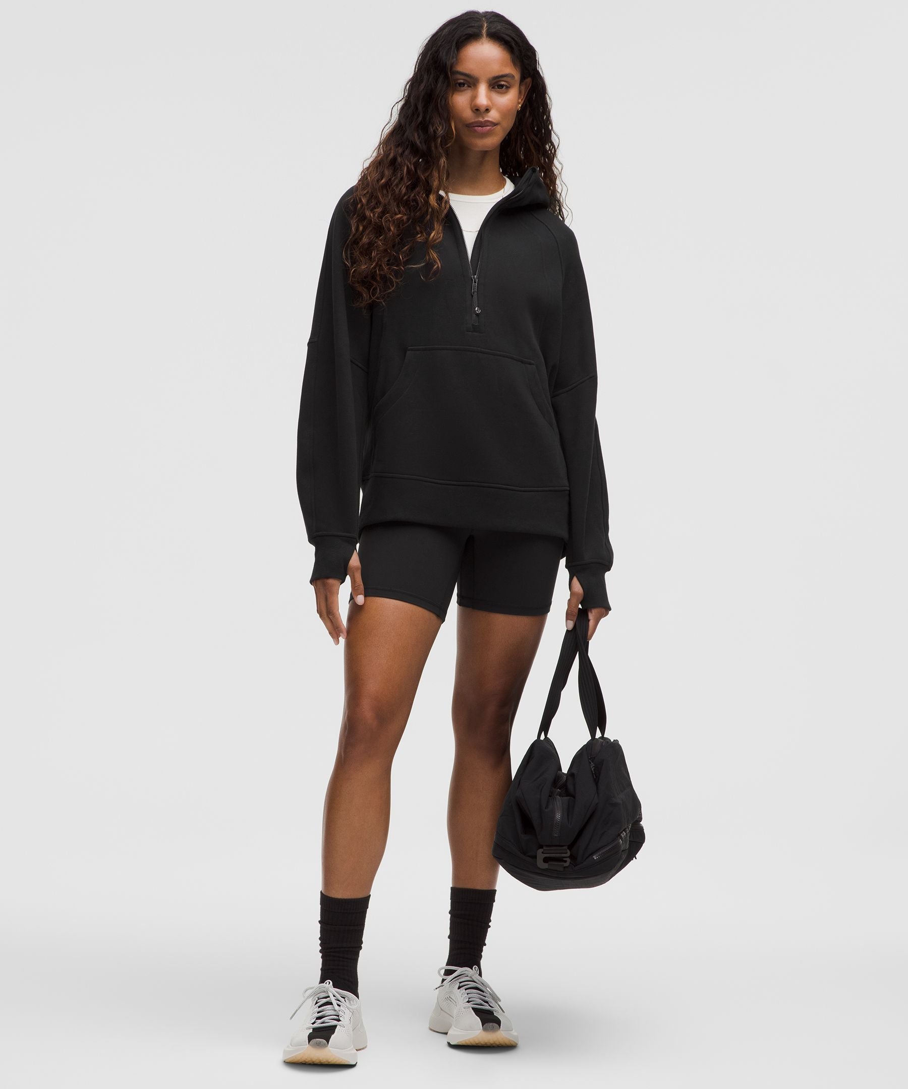 Lululemon Scuba Oversized Half-Zip Hoodie *Long Black