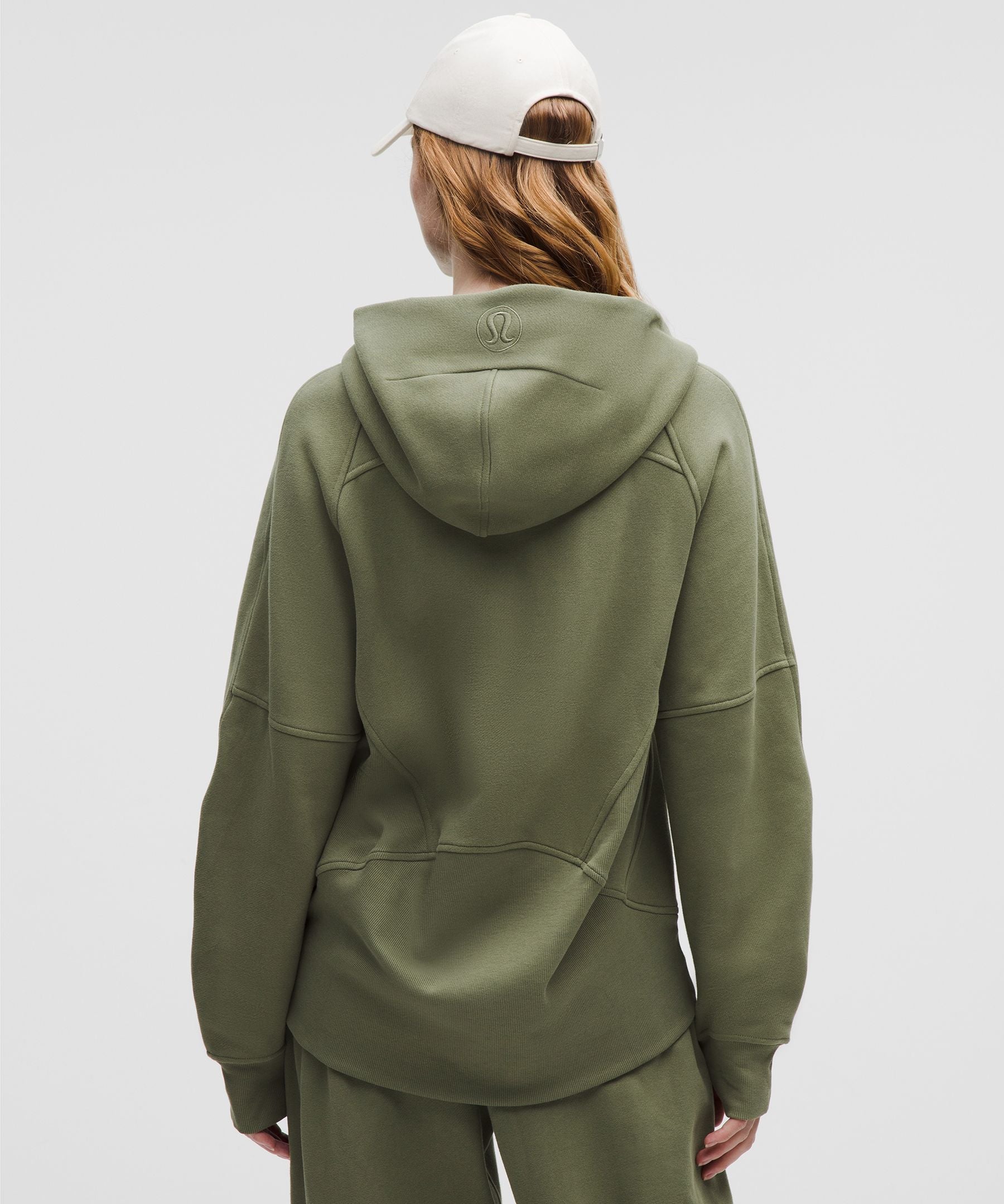 Lululemon Scuba Oversized Half-Zip Hoodie *Long Bay Leaf/Gold