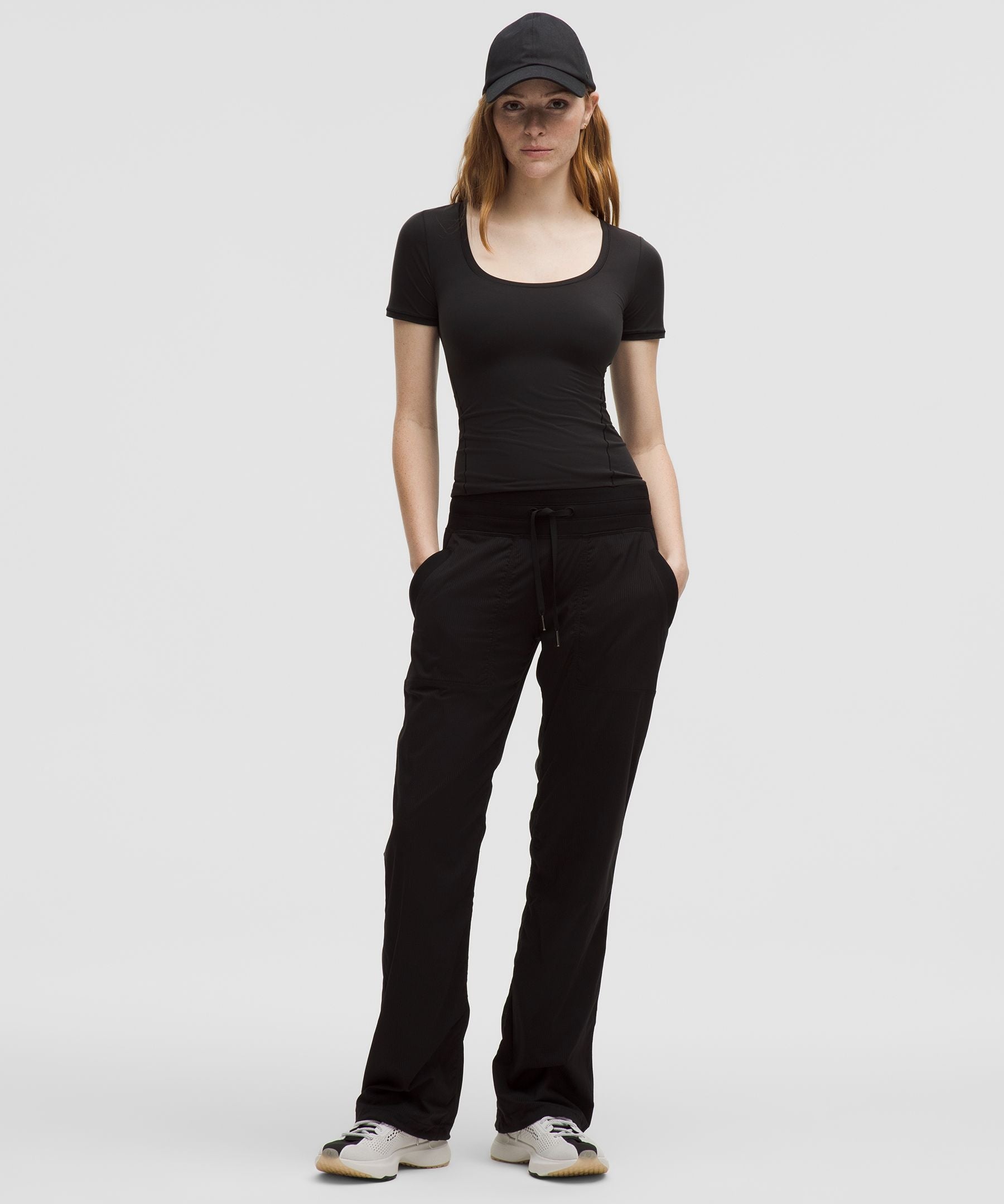 Lululemon Women's Wundermost Ultra-Soft Nulu Scoop-Neck T-Shirt