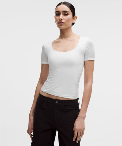 Lululemon Women's Wundermost Ultra-Soft Nulu Scoop-Neck T-Shirt